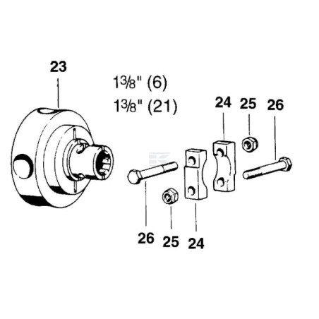 Kit WALTERSCHEID 59450080