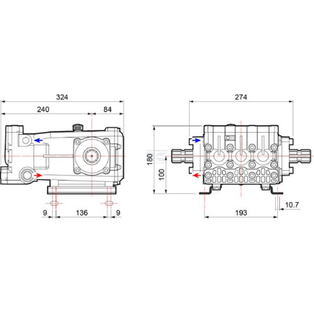 Pompe à piston COMET 61100001