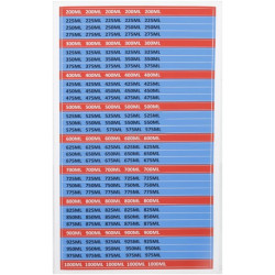 Étiquette de dosage HYPRO 60300008SP