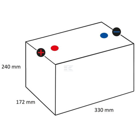 Batterie VARTA 605103080A742