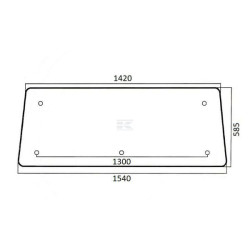 Vitre ZETOR 62117909