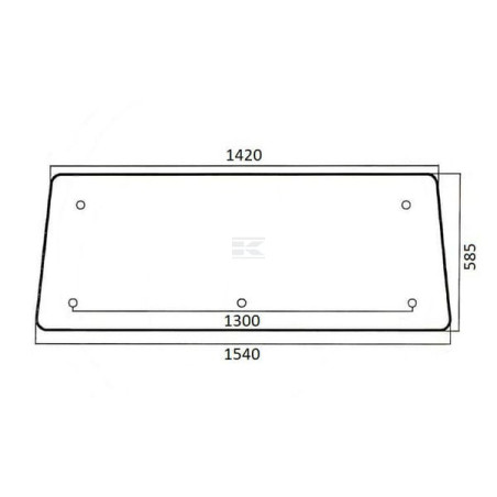 Vitre ZETOR 62117909