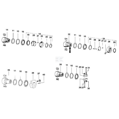 Circlip WALTERSCHEID 624700