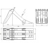 Cale de roue pliable LOKHEN 600520300