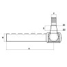 Biellette de direction gauche UNIVERSEL 62751009N