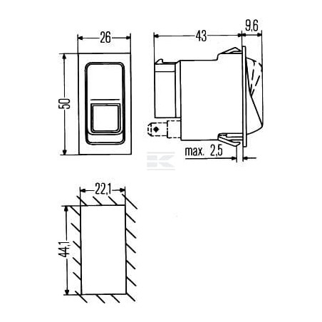 Interrupteur combiné HELLA 6RH004570351