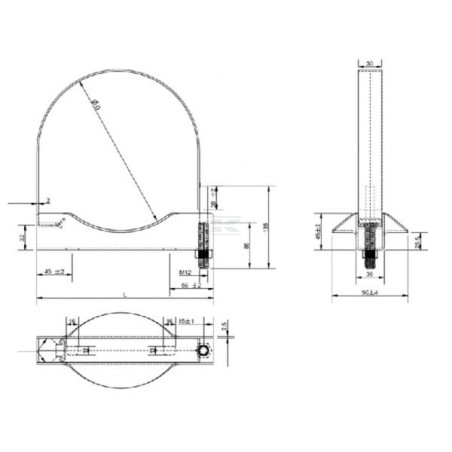 Bande de serrage UNIVERSEL 700203KR