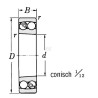 Roulement auto-alignant SKF 75002205K2RSC3
