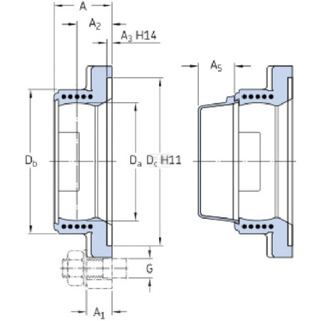 Logement de palier SKF 7500FYK505