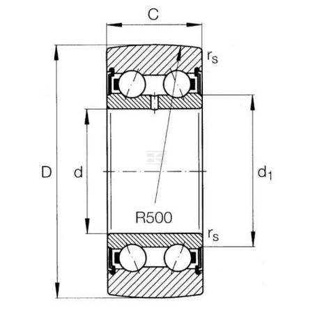 Galet SKF 7500305803CZZ