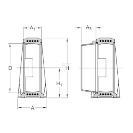 Logement de palier SKF 7500SYK505