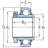 Palier tendeur SKF 7500YSPAG206