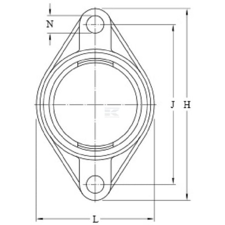 Logement de palier SKF 7500FYTJ508