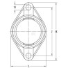 Logement de palier SKF 7500FYTJ508
