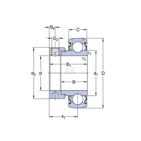 Palier tendeur SKF 7500YSPAG208