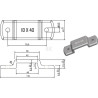 Porte-anneau zingué UNIVERSEL 778102KR