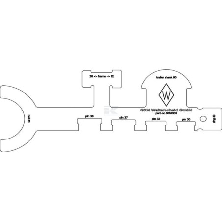 Jauge de contrôle universelle WALTERSCHEID 8004932