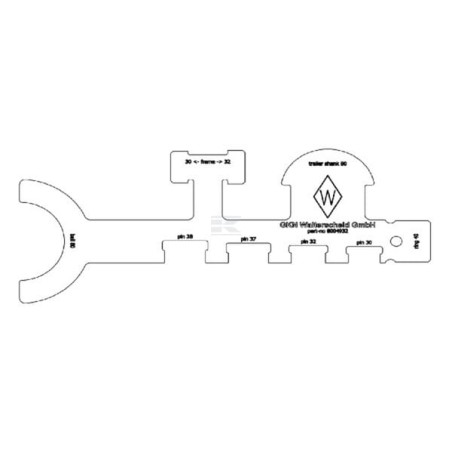 Jauge de contrôle universelle WALTERSCHEID 8004932