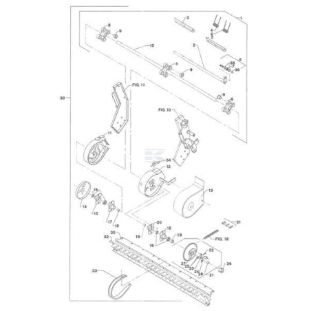 Dispositif de support KONGSKILDE 812063065X