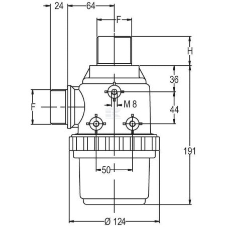 Filtre d'aspiration GEOLINE 8081000