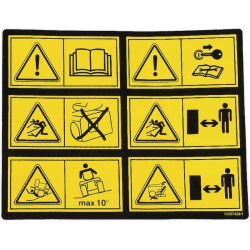 Autocollant STIGA 1143574281 - 114357428/1