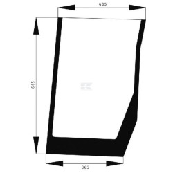 Pare-brise UNIVERSEL 82030485N