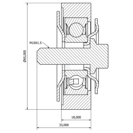Rouleau inverseur CNH 87803017