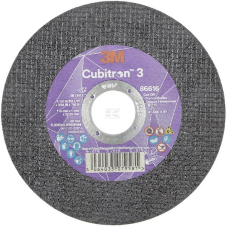 Disque à tronçonner 3M 86616