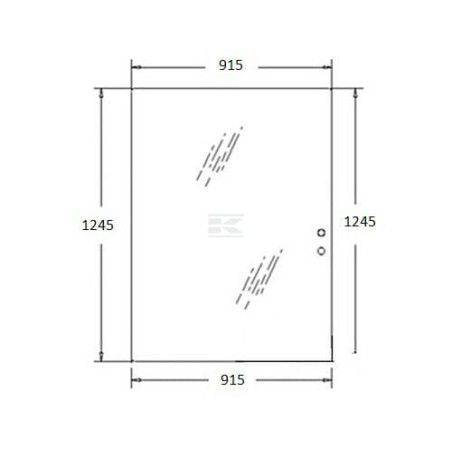 Vitre CNH 85801632