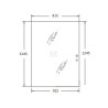 Vitre CNH 85801632
