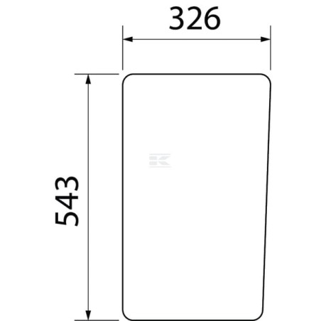 Vitre CNH 85801623