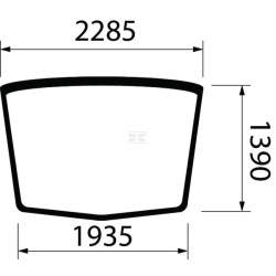 Glace NEW HOLLAND 84400385