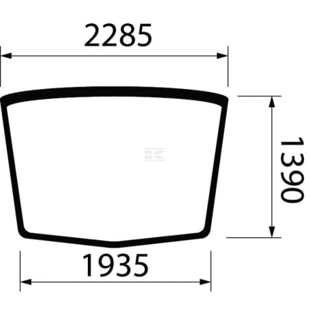 Glace NEW HOLLAND 84400385