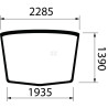 Glace NEW HOLLAND 84400385