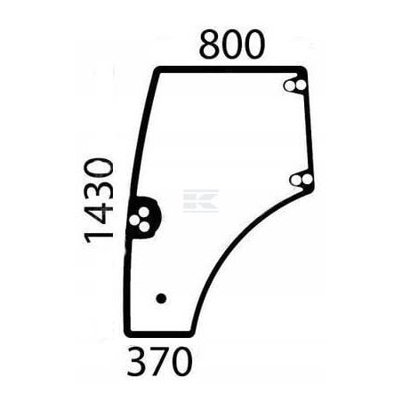 Vitre de porte UNIVERSEL 84396396N