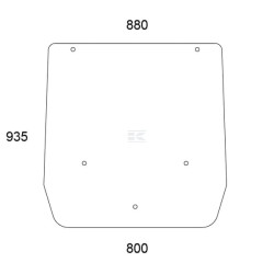 Pare-brise UNIVERSEL 84600198N