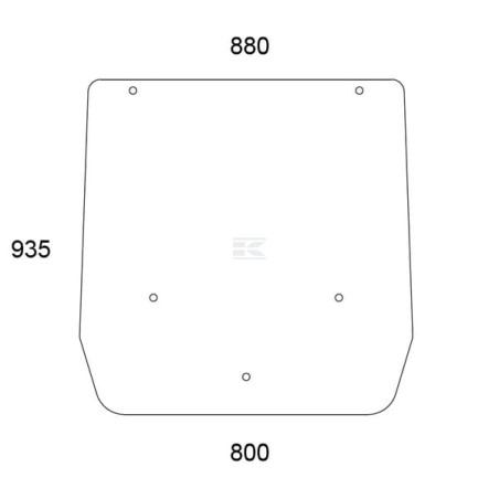 Pare-brise UNIVERSEL 84600198N