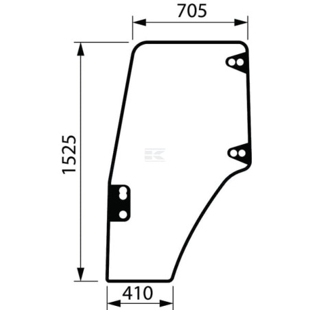 Vitre NEW HOLLAND 87302769