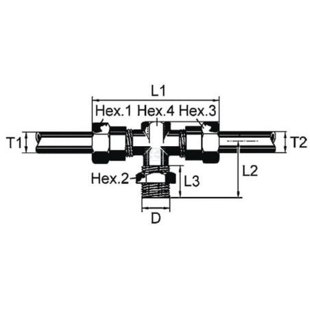 Raccord à visser WABCO 8938500740