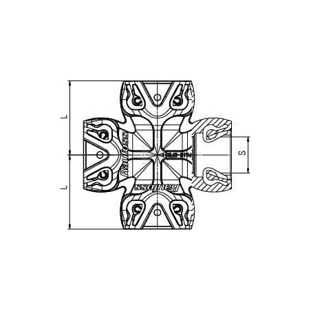 Câble de croix WABCO 8935500134