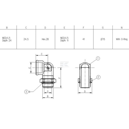 Accouplement WABCO 8934010190