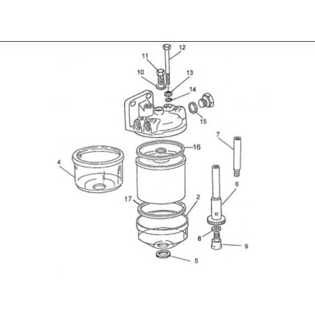 Filtre MASSEY FERGUSON (AGCO) 886373M91