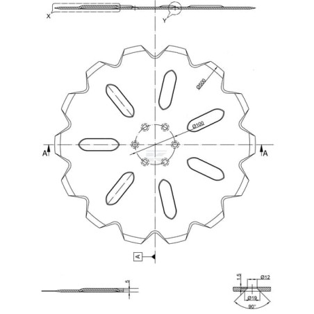 Disque PÖTTINGER 918060660N