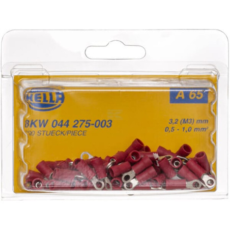 Cosse de câble rouge HELLA 8KW044275003