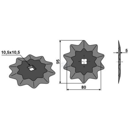 Disque à tronçonner DELAVAL 94689530NC