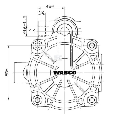 Commande de remorque WABCO 9730090100