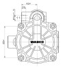 Commande de remorque WABCO 9730090100