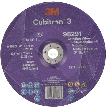 Disque d'ébavurage 3M 98291