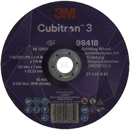 Disque d'ébavurage 3M 98418