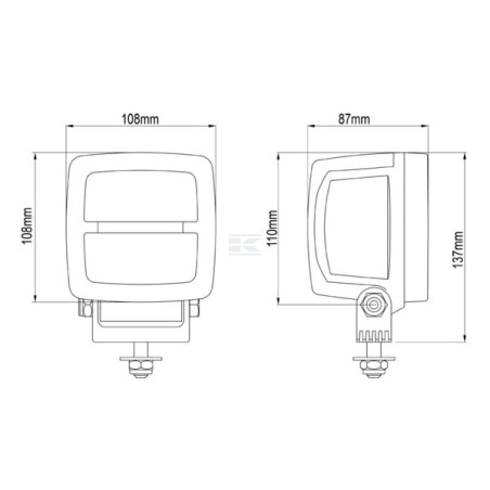 Phare de travail LED NORDIC LIGHTS 984145